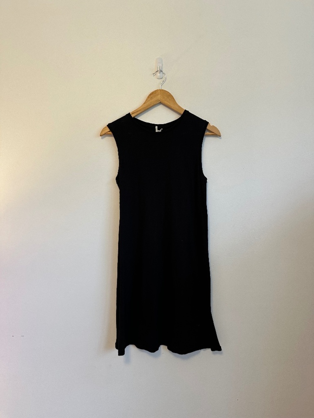 NWT Hello Nite Asa Little Black Cotton T-Shirt Dress in Black | Size XS
